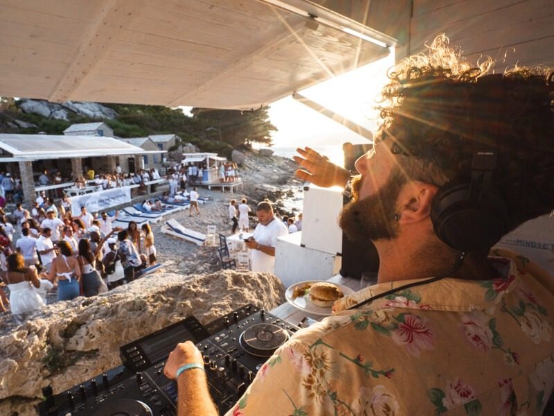 The Yacht Week private island DJ