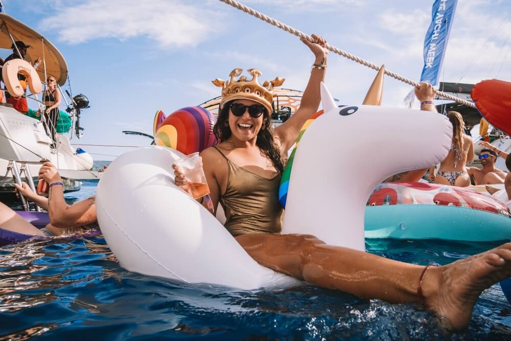 Live your best life party kween CREDIT The Yacht Week
