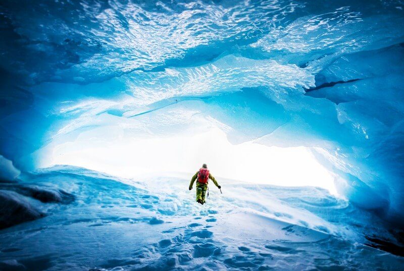 Best Job Ever The Yacht Week Content Creator glacier cave CREDIT Conor Trimble