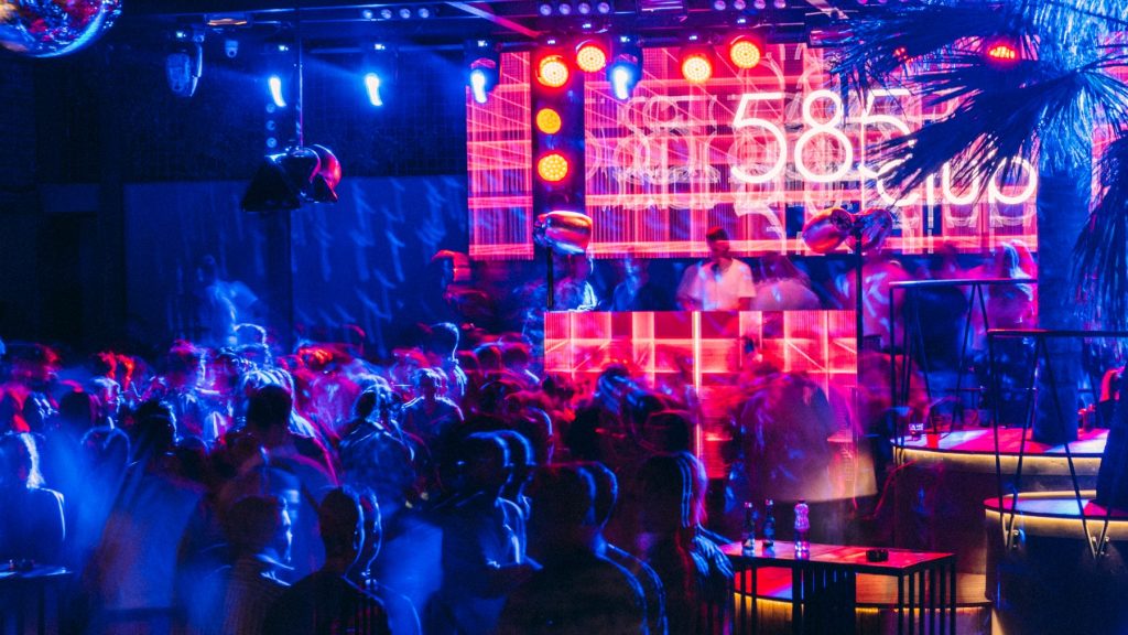 The Yacht Week Croatia Dockside Disco party Neon Lights