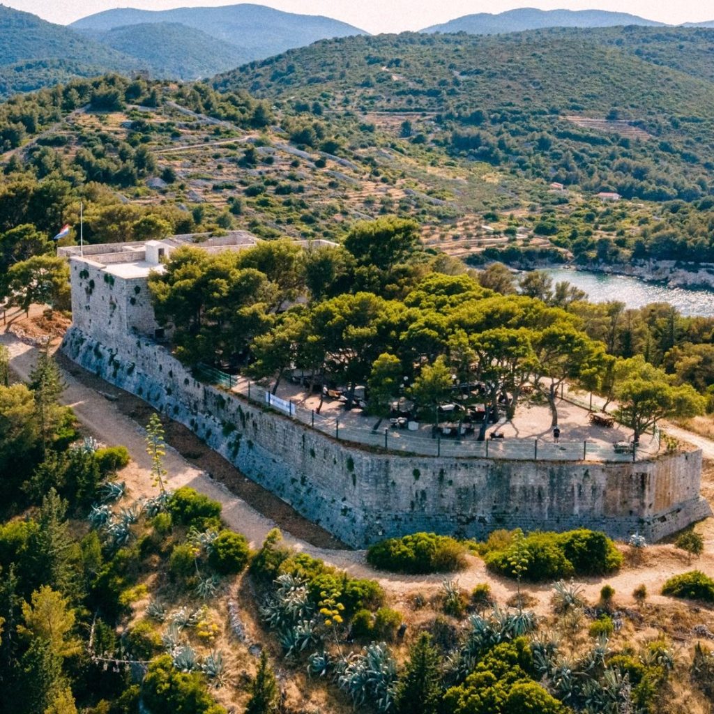Fort George Bird View The Yacht Week Croatia